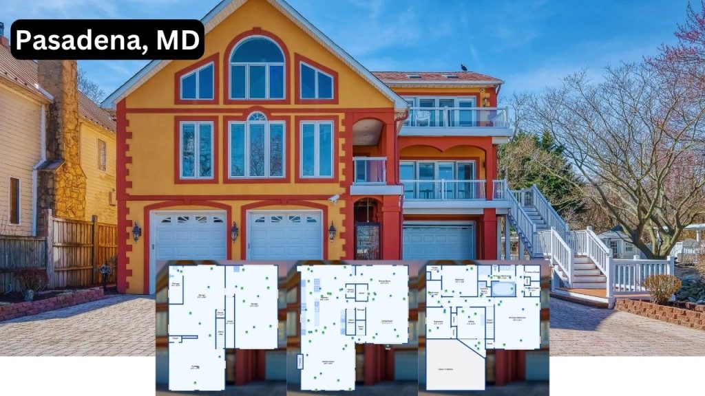 Tour a Luxurious Waterfront Home with Chef's Kitchen, Infinity Decks, and 5-Car Garage in Pasadena, MD (Floor Plan Included)