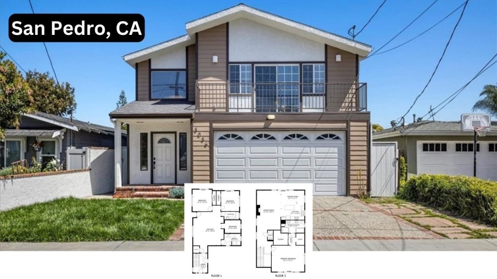 Tour a Large 3-Bedroom Contemporary with Open Floor Plan and Enormous Primary Suite in San Pedro (Floor Plan Inside)