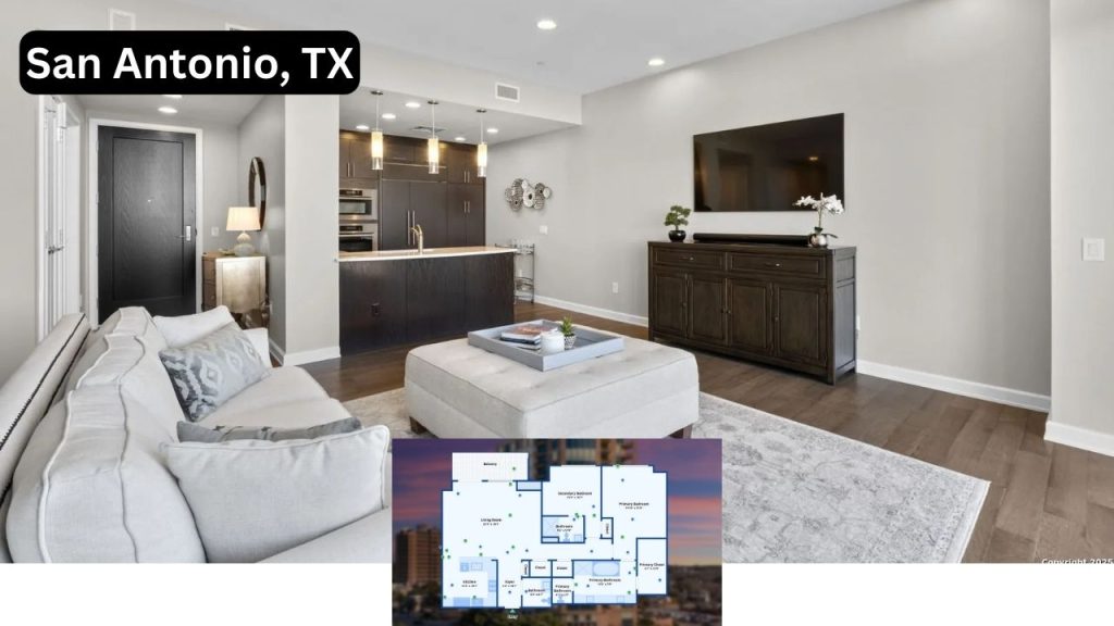 Explore This $889K San Antonio High-Rise Condo with Resort-Style Pool and 24-Hour Concierge (Floor Plan Included)