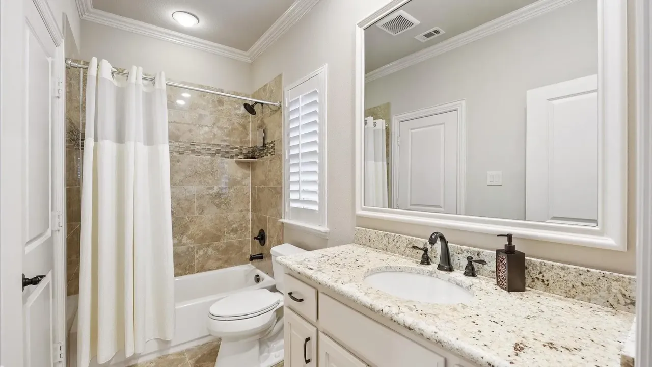 Explore This Elegant Mediterranean Retreat With Soaring Ceilings, Marble Floors, and Poolside Paradise (Floor Plan Inside)