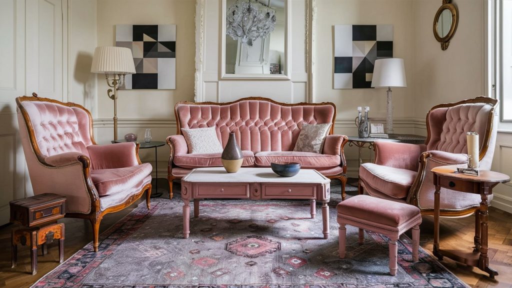 vintage decor with modern touch