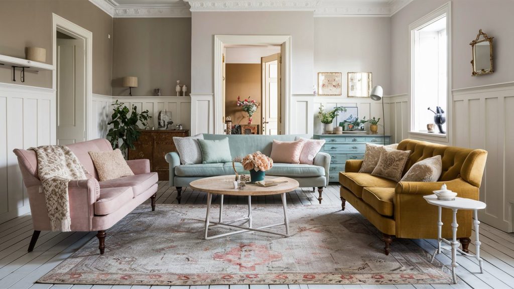 vintage decor with modern touch