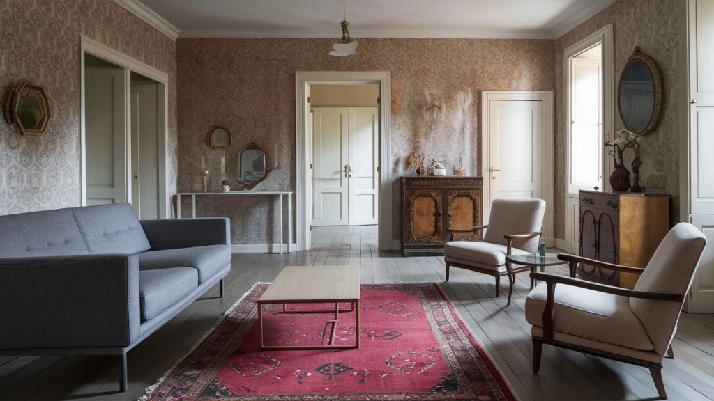 vintage decor with modern touch