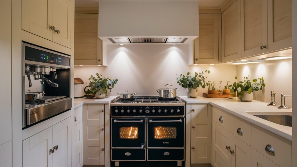 Designer Appliances in Modest Kitchens
