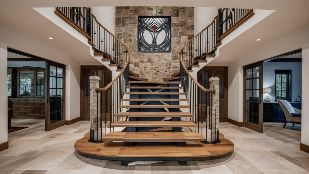 central stairways