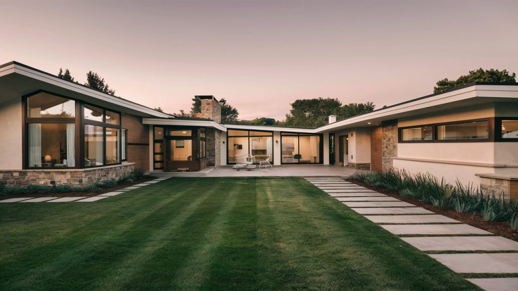 manicured lawn