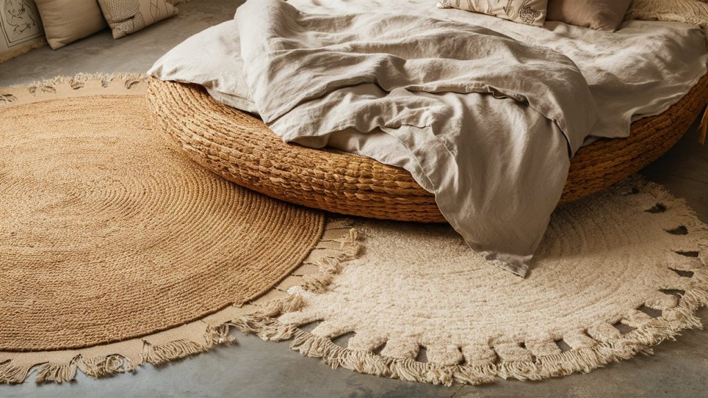 Layered Rugs in Light Neutrals