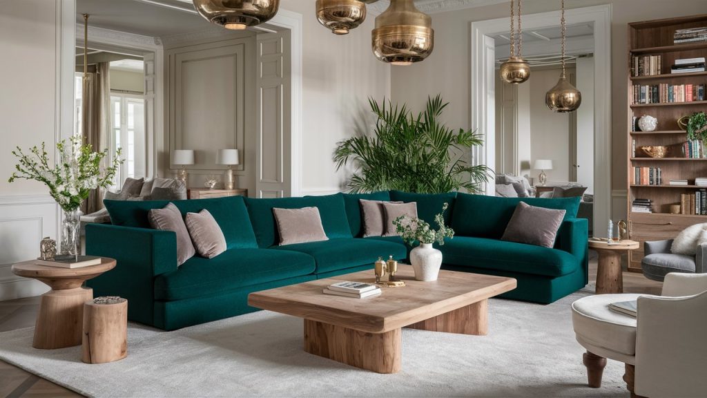 emerald sofa