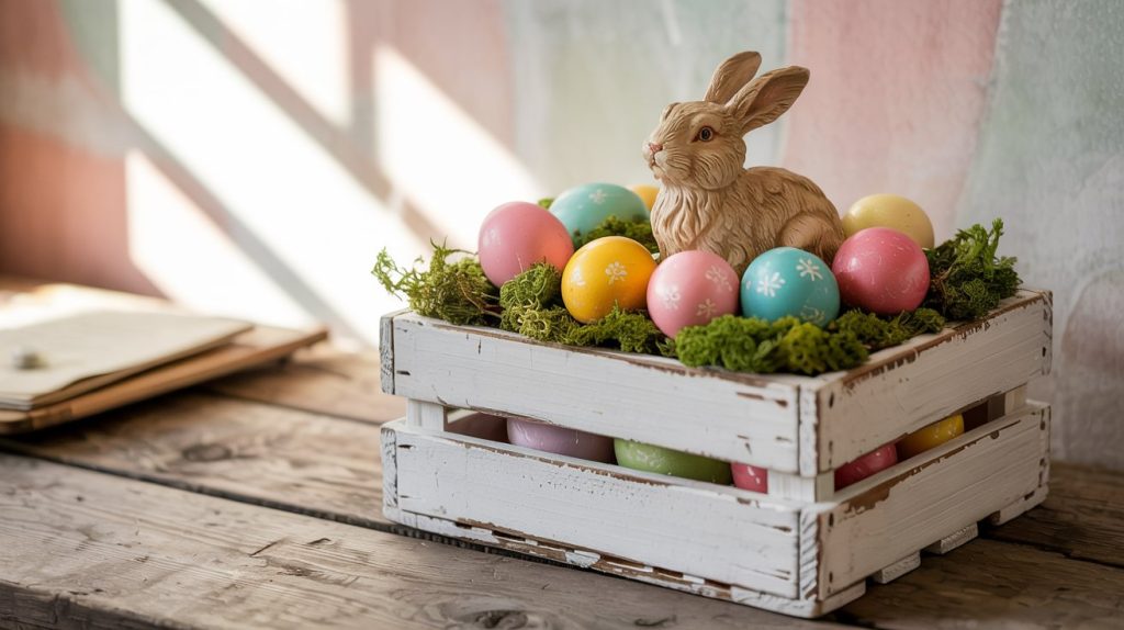 Chippy Paint Easter Crates