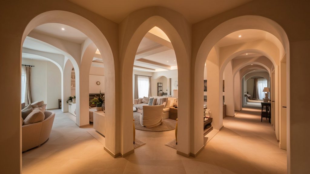 arched openings
