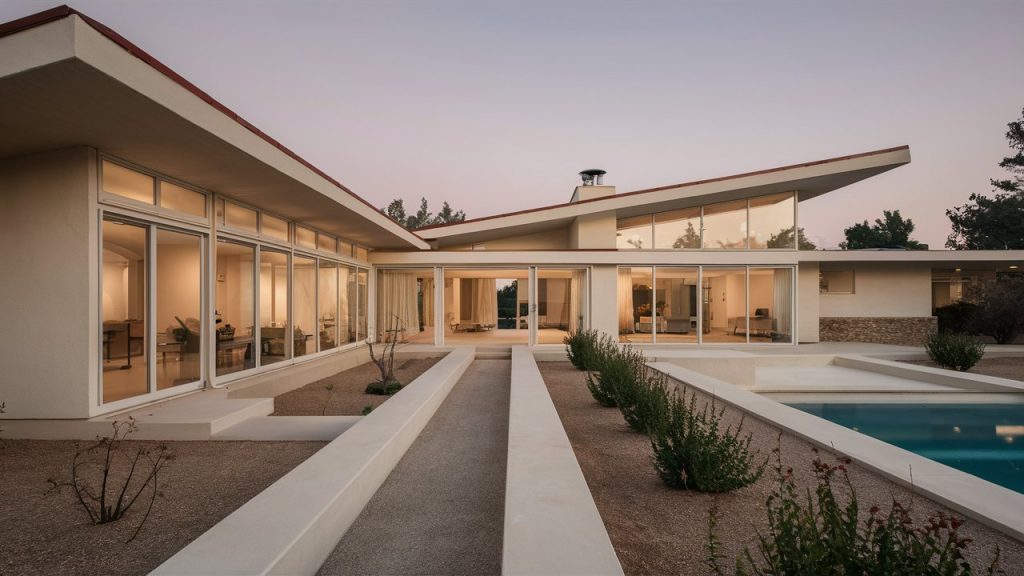 mid century modern house