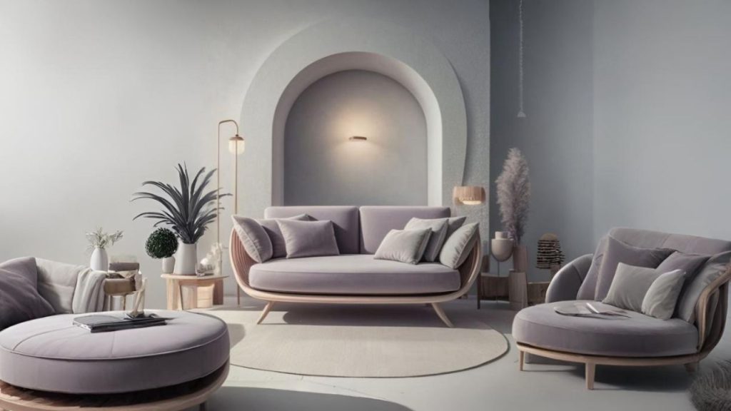lavender sofa