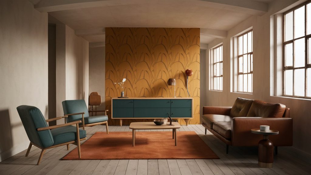 retro mid century modern