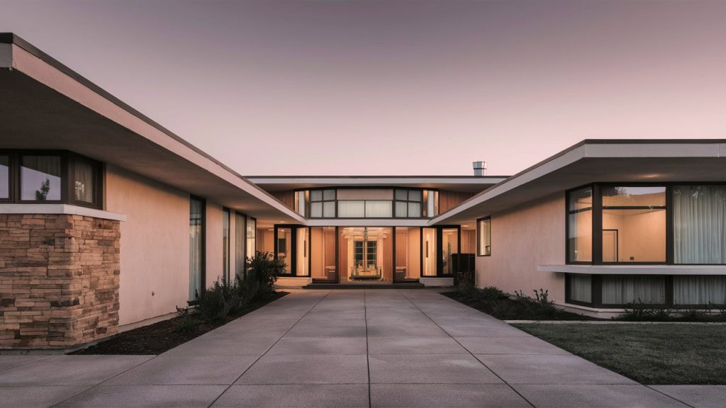 mid century modern house