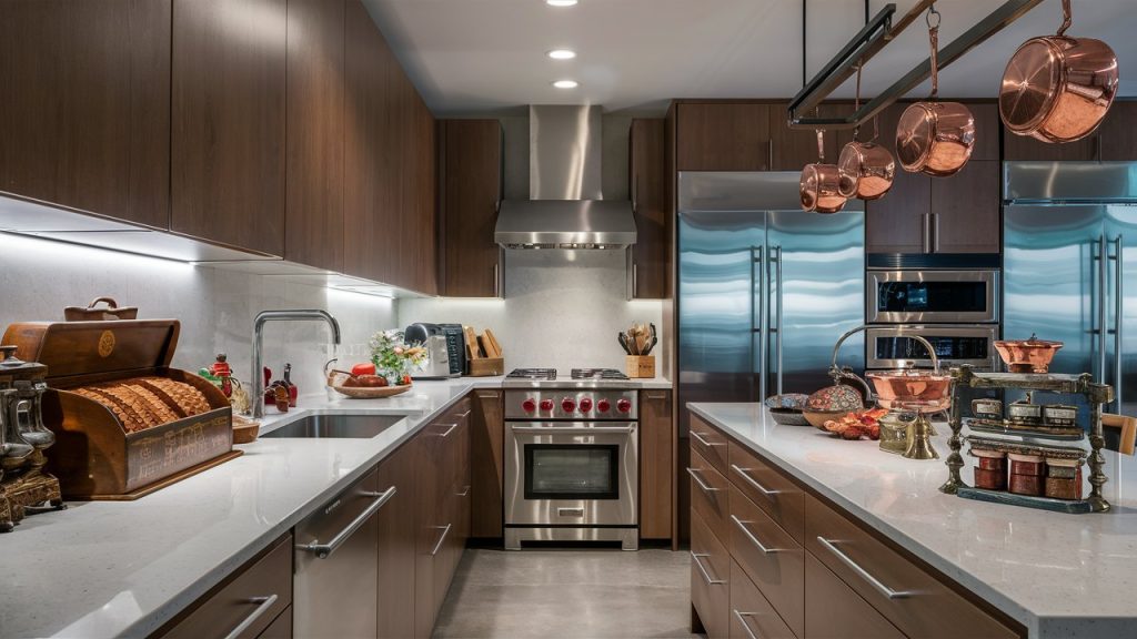 modern vintage kitchen