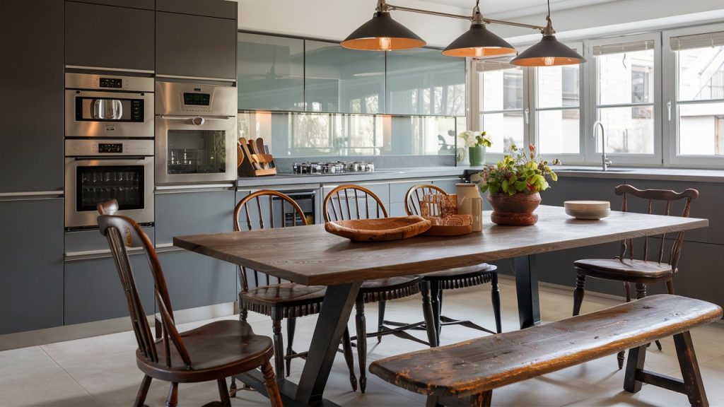 modern vintage kitchen