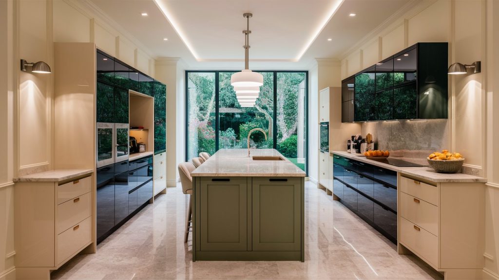 modern vintage kitchen