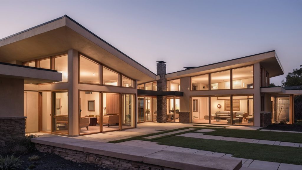 mid century modern house