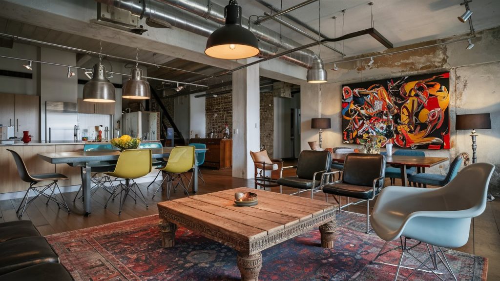 open layout eclectic