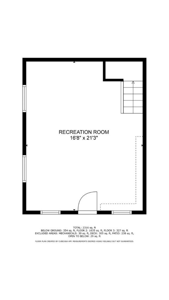 Basement - Spacious Recreation Room