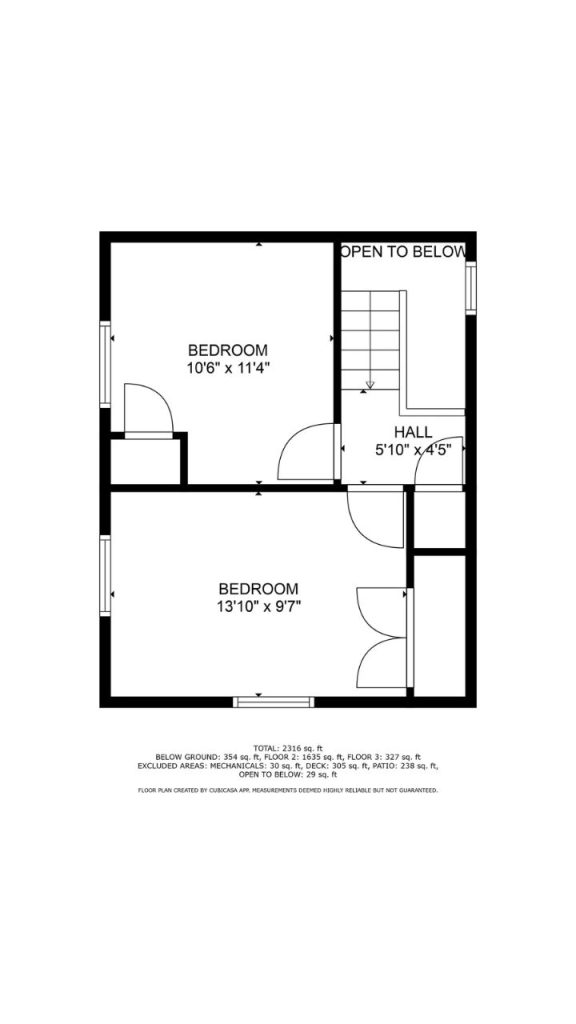 Second Floor with Flexible Space