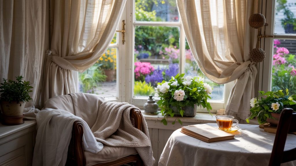 Soft, Flowing Curtains