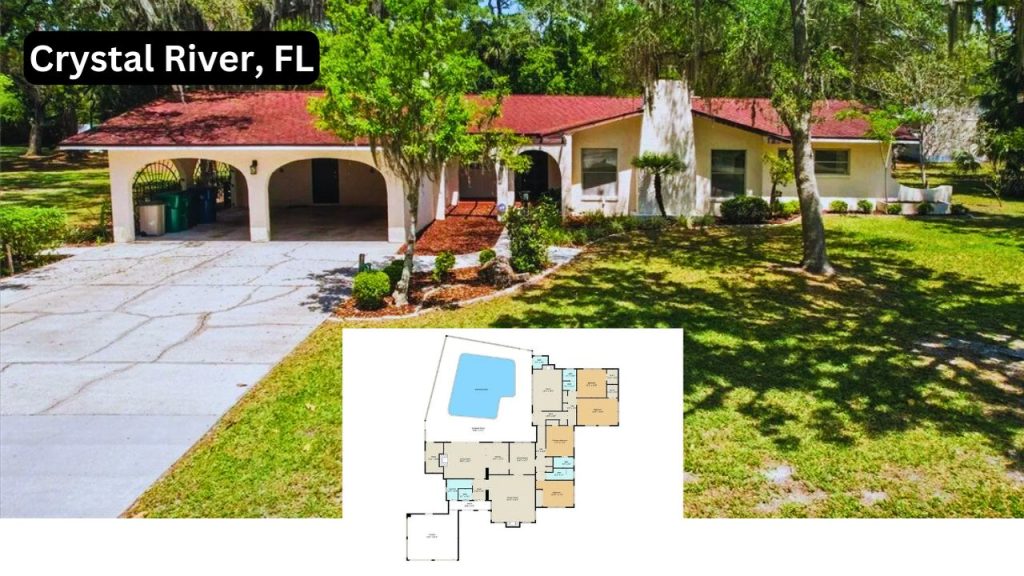 Character-Filled Home with Pool, Fireplace, and Expansive Yard in Crystal (Floor Plan Inside)