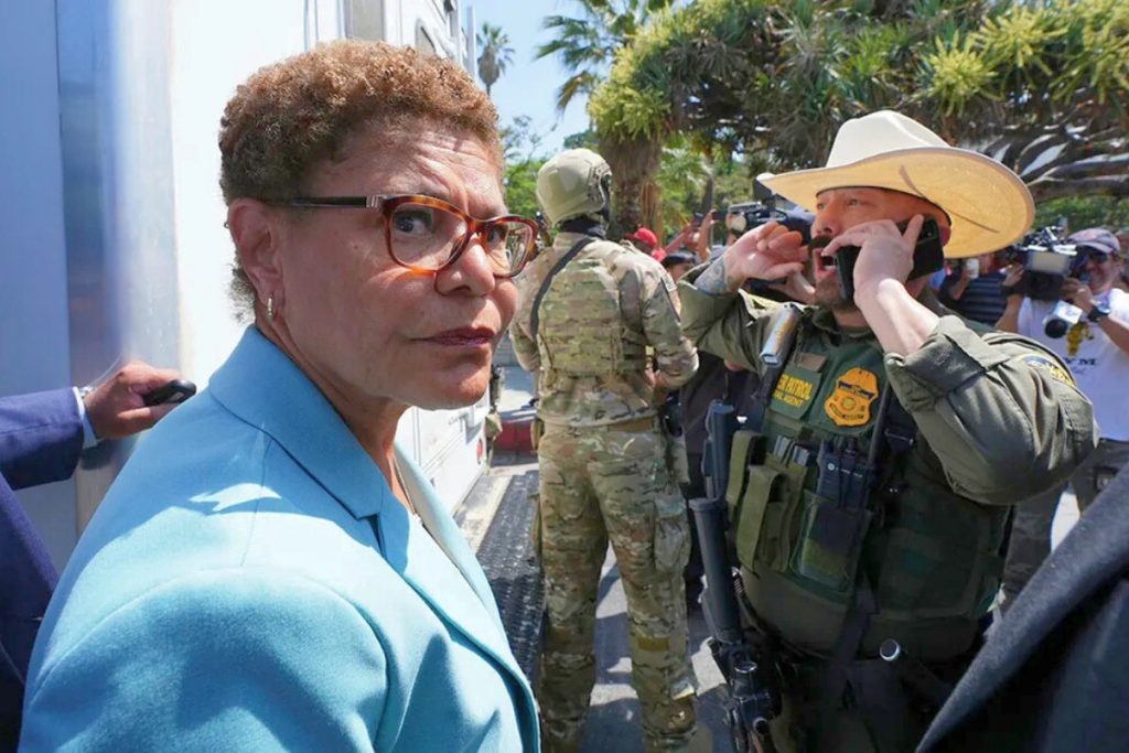 Mayor Bass Allegedly Tried to Block ICE Agents During Immigration Enforcement Raid