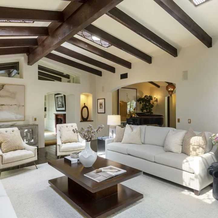 Living Room in Tom Petty’s Former CA Home