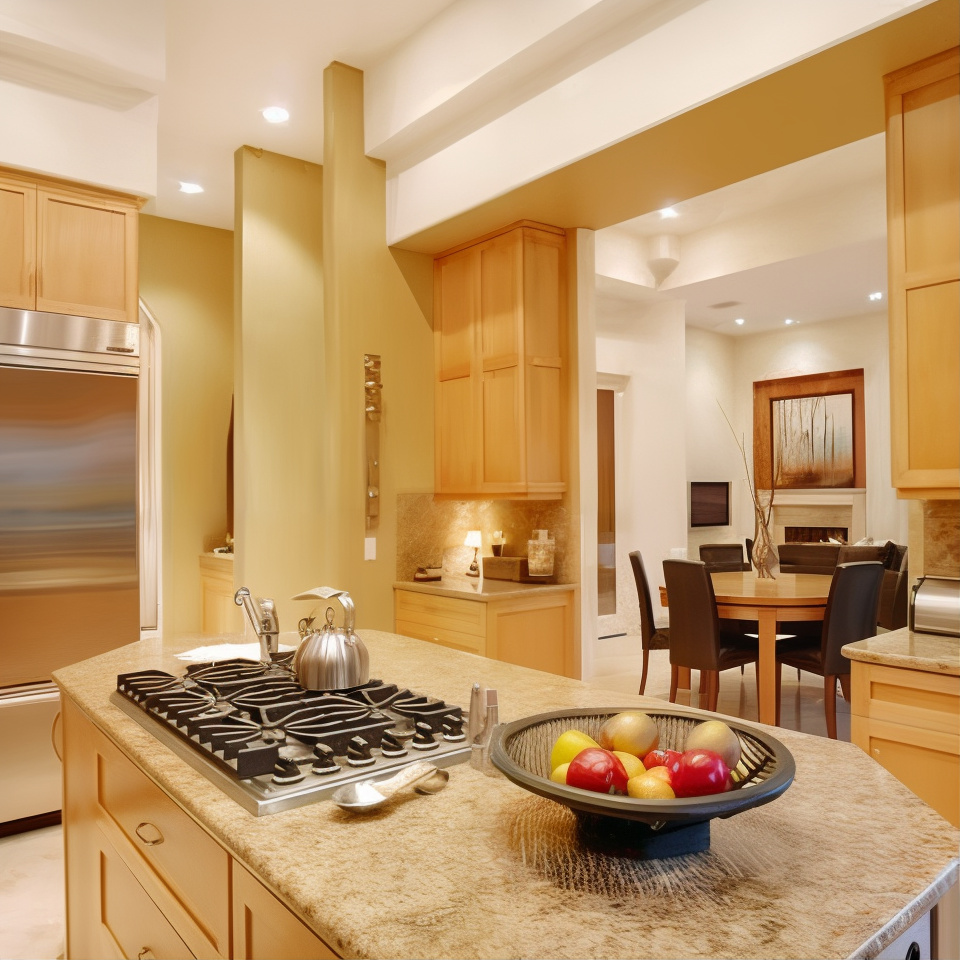 Kitchen in Justin Berfield’s Former Calabasas Home