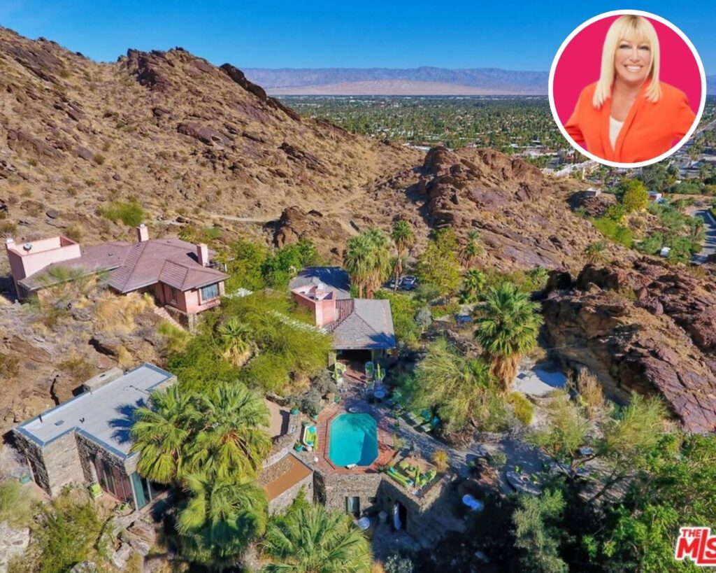 Hillside Estate of Suzanne Somers’ Former CA Home