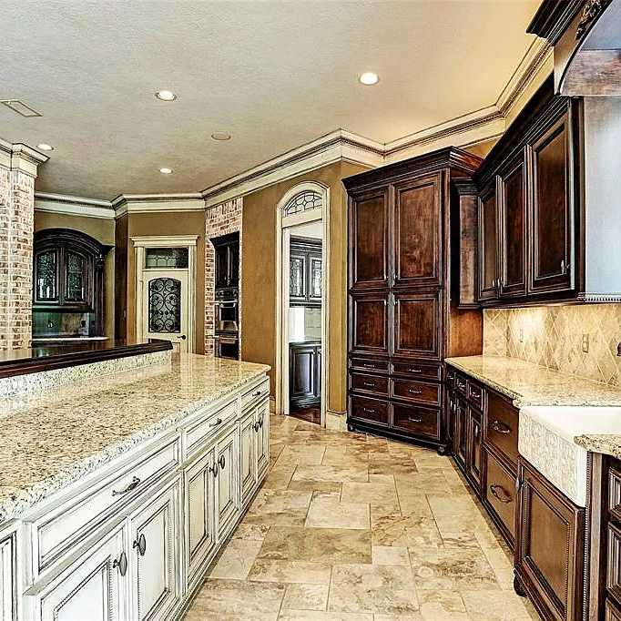 Kitchen in Adrian Peterson’s Former TX Home