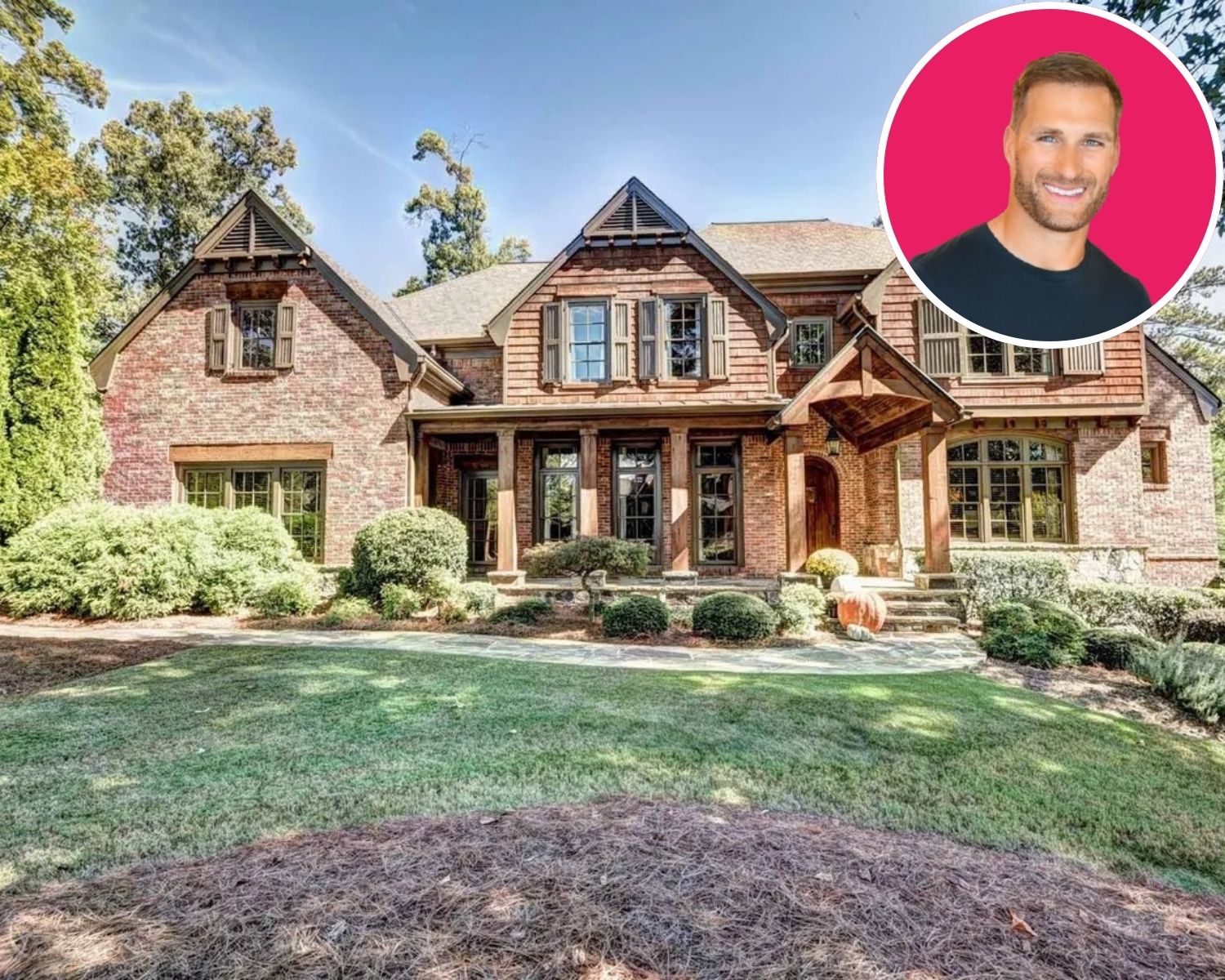 Front Exterior of Kirk Cousins’ GA Home