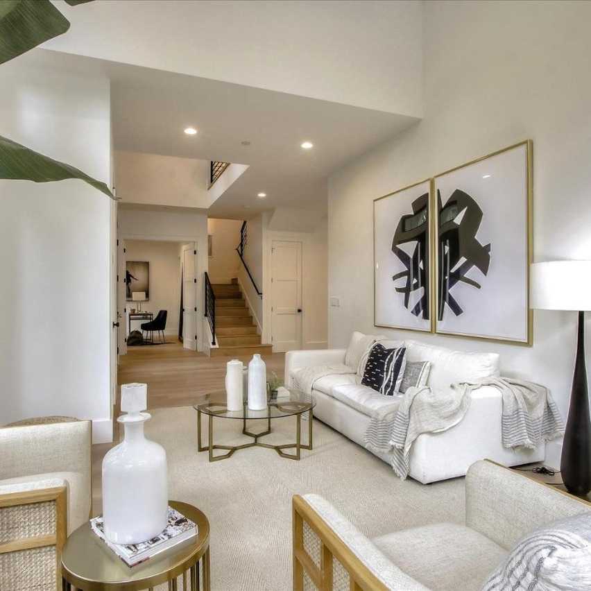 Living Area in Fred Warner’s CA Home