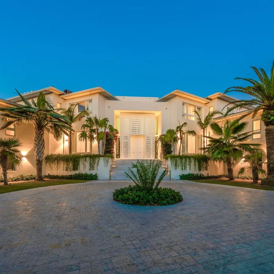 Driveway View of The Weeknd’s FL Home