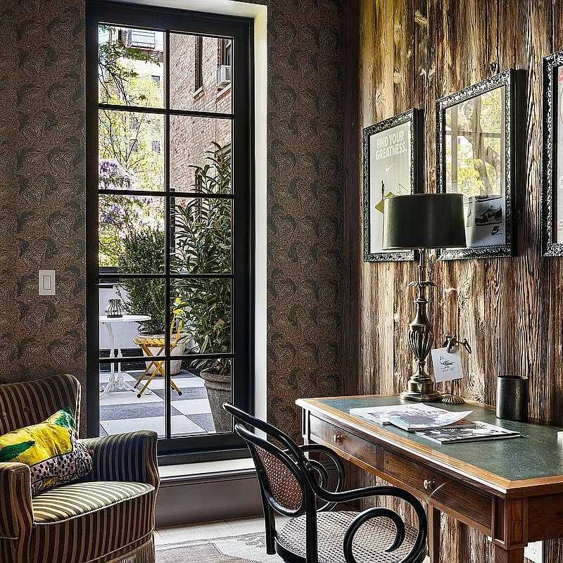 Office in Ellen Barkin’s Former N.Y.C. Townhouse