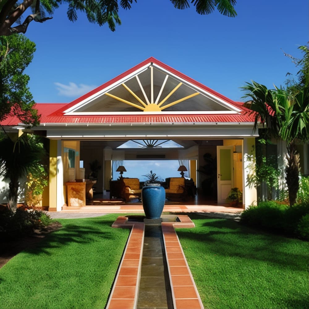 Exterior View of Steve Martin’s Former St. Barts Villa
