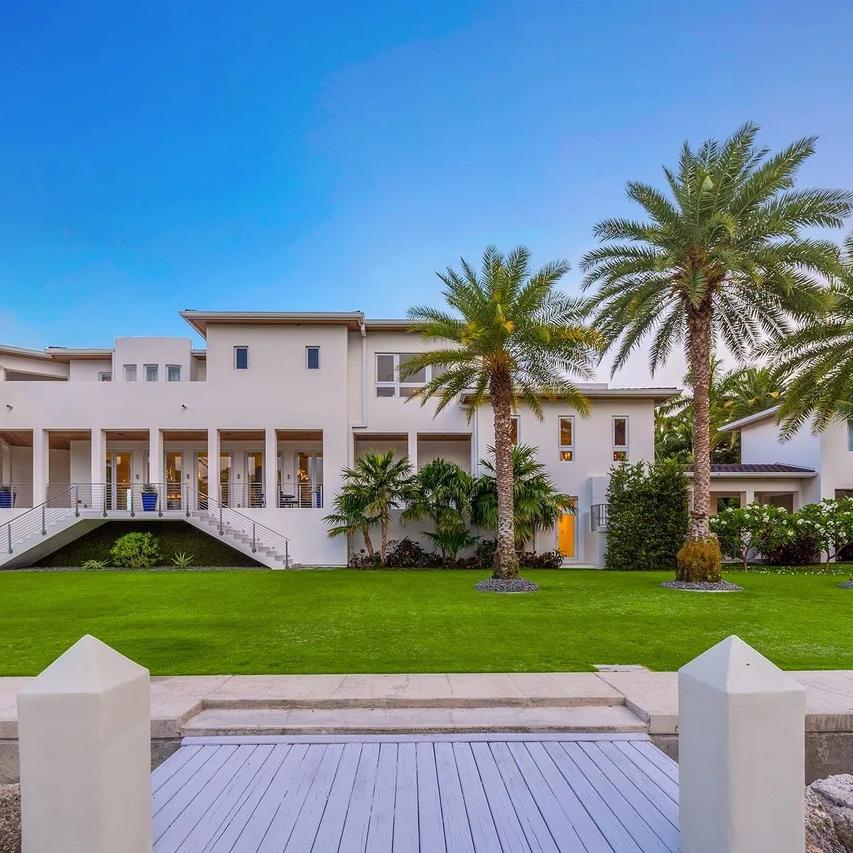 Rear Façade of The Weeknd’s FL Home