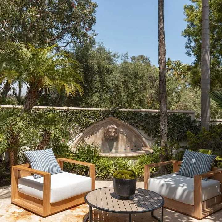 Courtyard of Tom Petty’s Former CA Home