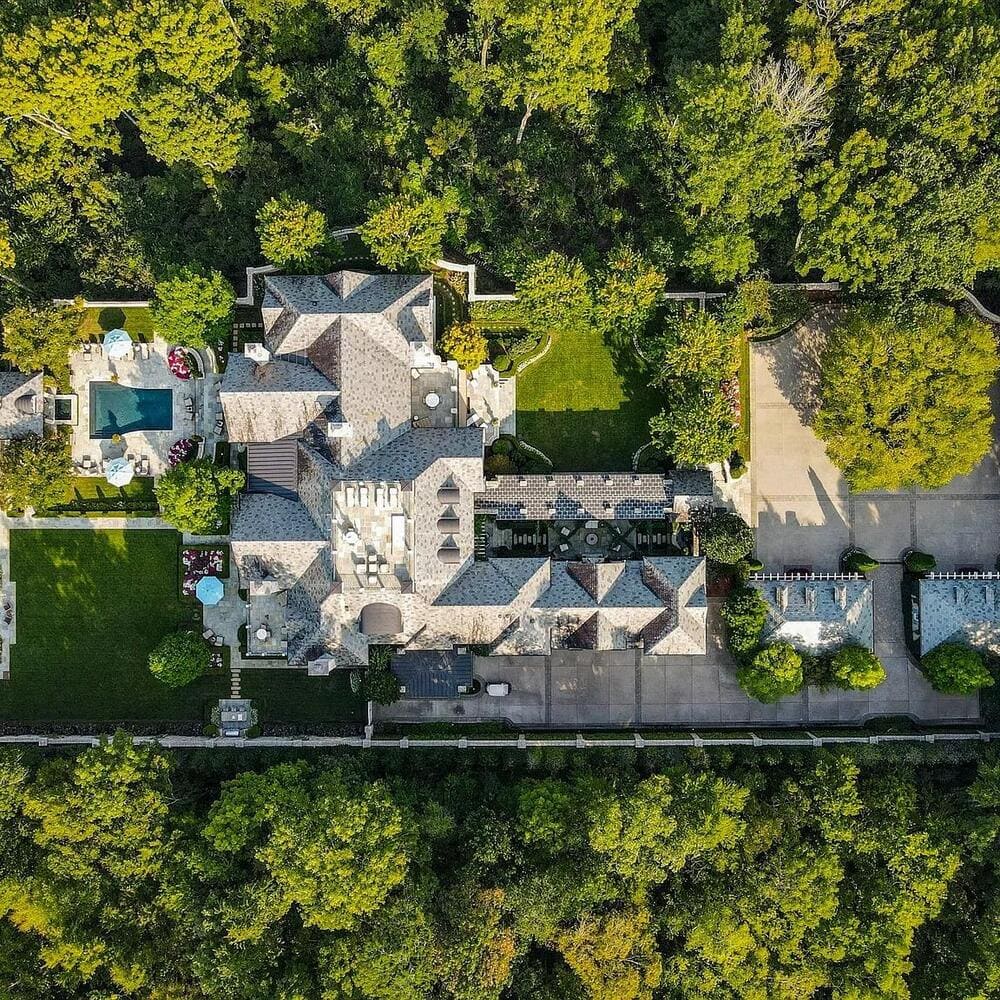 Aerial View of Alan Jackson’s Former TN Home