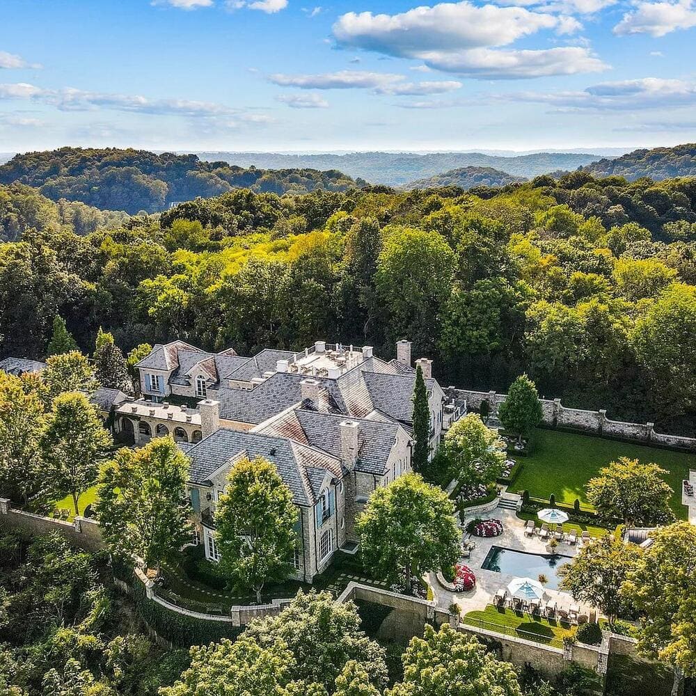 Landscape of Alan Jackson’s Former TN Home