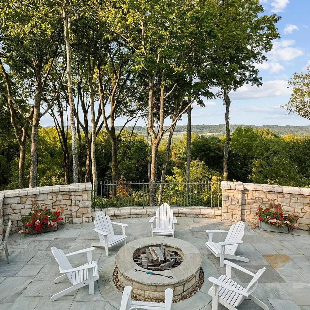 Firepit Area of Alan Jackson’s Former TN Home