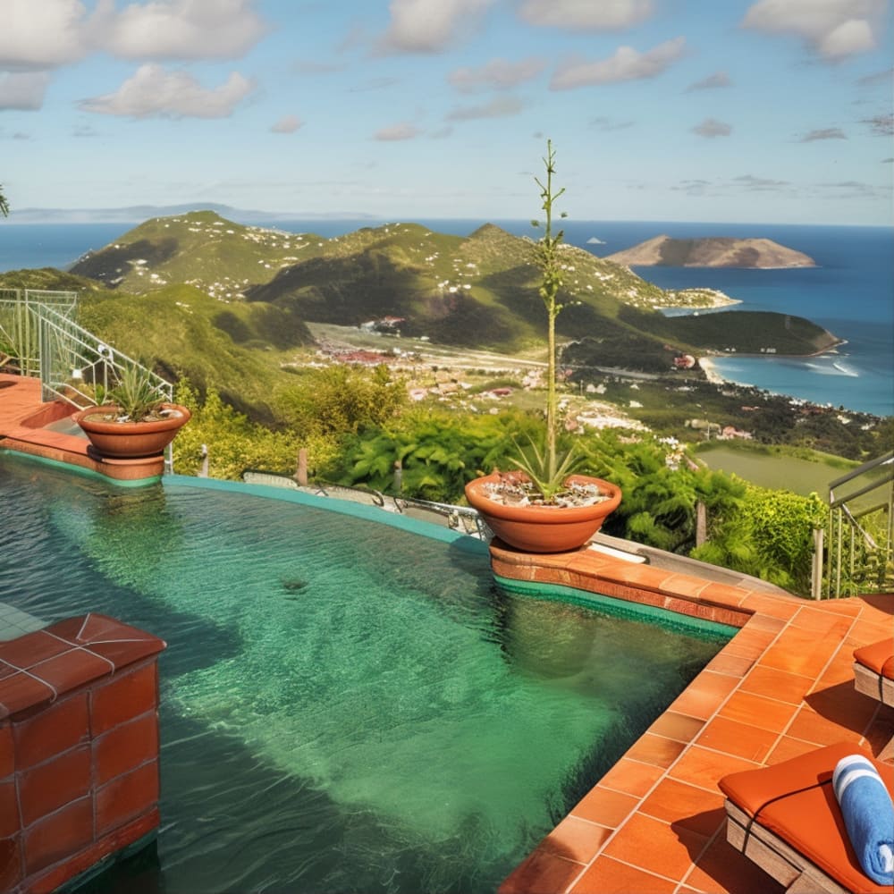 Infinity Pool of Steve Martin’s Former St. Barts Villa