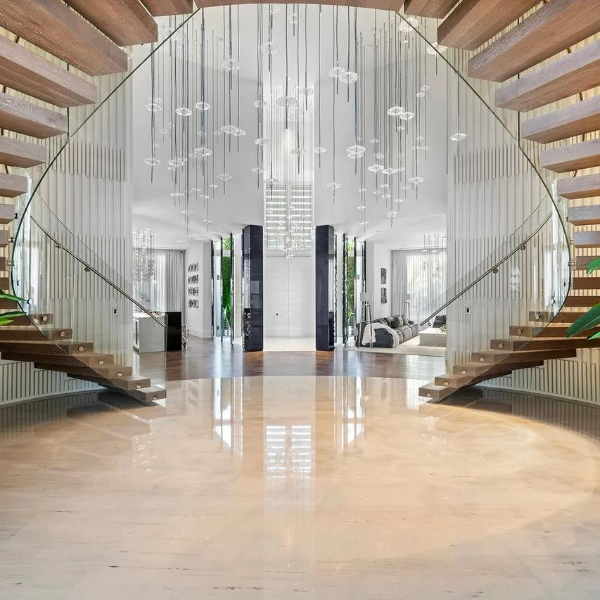 Staircase in The Weeknd’s FL Home