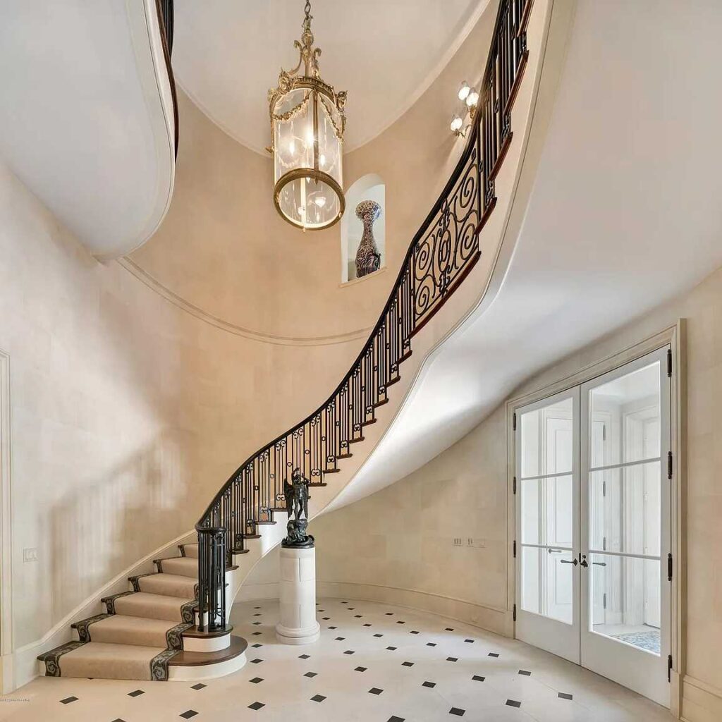 Staircase in Jon Bon Jovi’s Former NJ Home