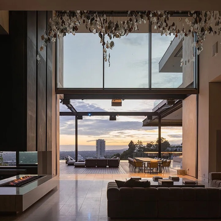 Entry Foyer in Henrik Fisker’s CA Home