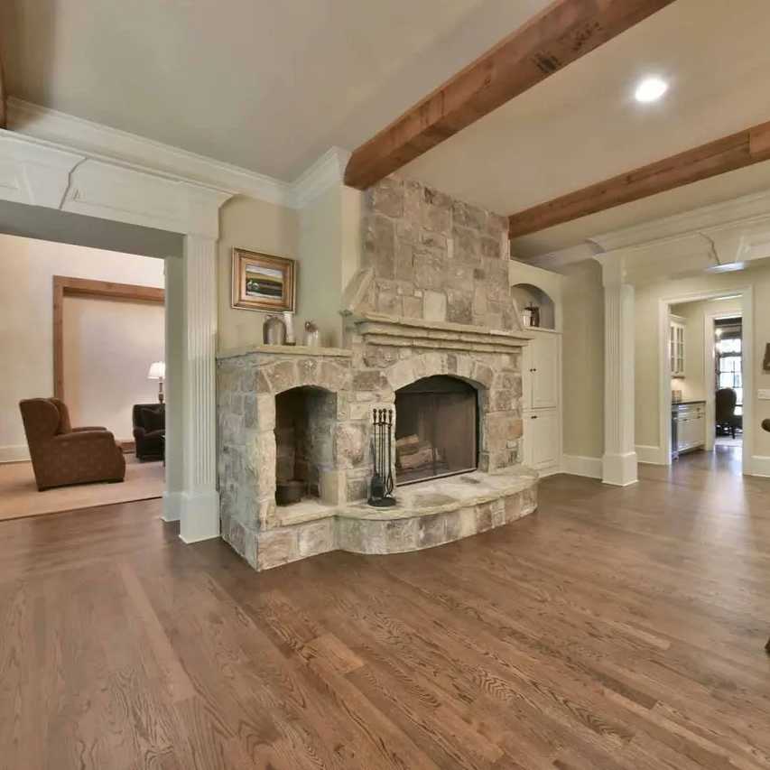 Stone Fireplace in Kirk Cousins’ GA Home