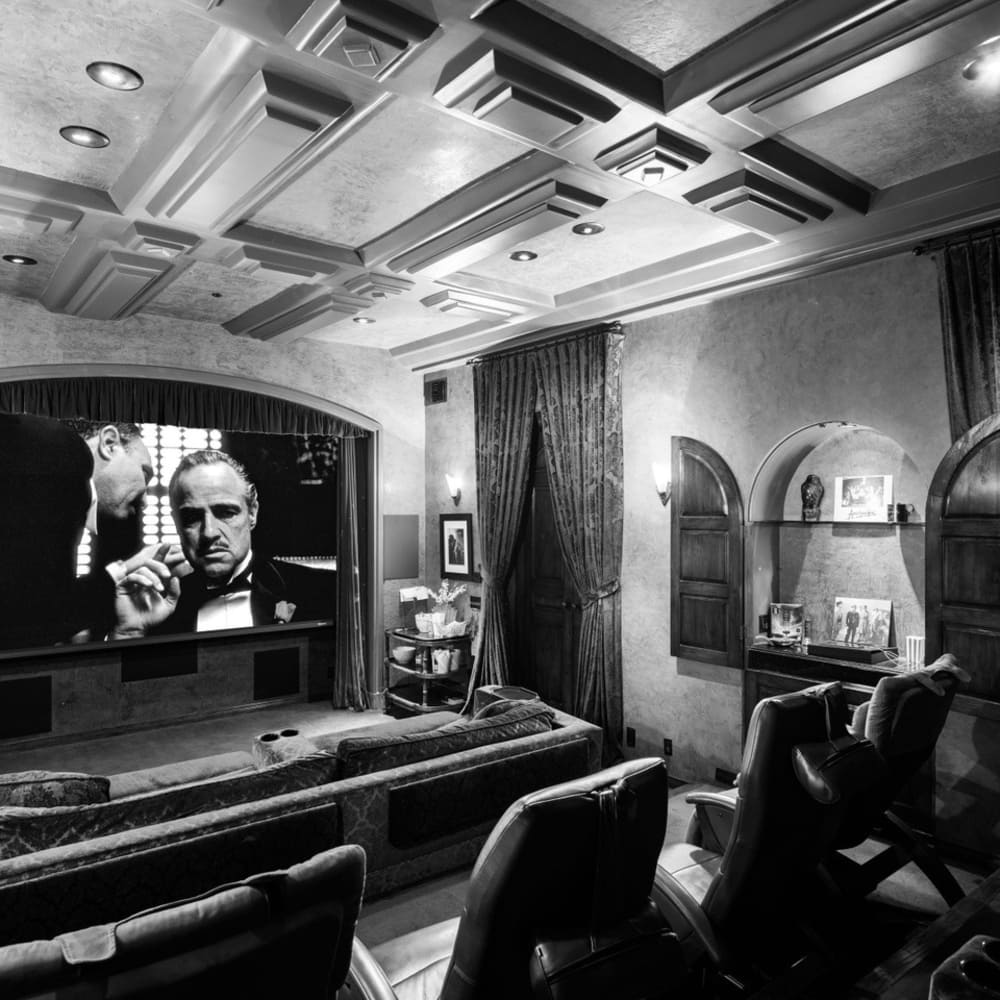 Private Theater in Charlie Sheen’s Former CA Home