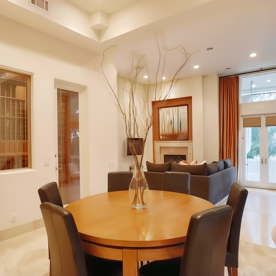 Breakfast Area in Justin Berfield’s Former Calabasas Home