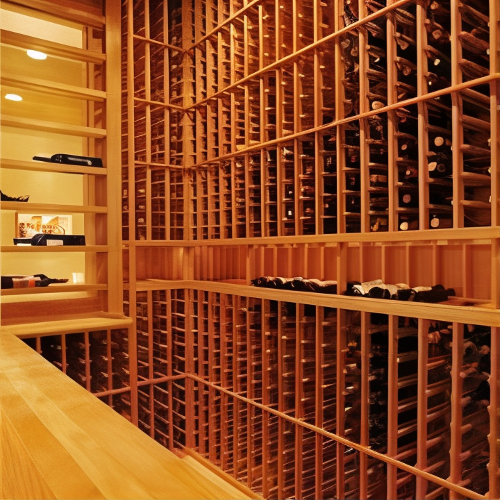 Wine Cellar in Justin Berfield’s Former Calabasas Home